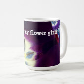 Mug Serez-vous ma fille aux fleurs, Floral Mu (Devant droit)