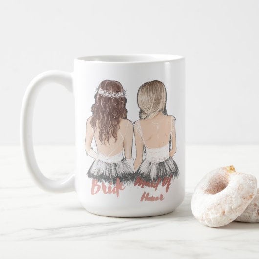 Mug Serez-Vous Ma Fille D'Honneur ? (Avec donut)