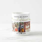 Mug Serez-Vous Ma Fille D'Honneur Proposition 6 Photo (Centre)