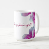 Mug Serez-vous ma fleuriste, Rose (Devant droit)