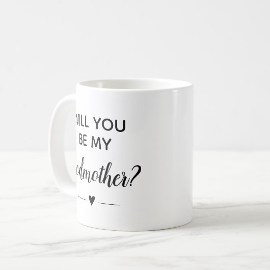 Mug Serez-Vous Ma Proposition De Godmère Baptême (Devant gauche)