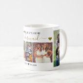 Mug Serez-Vous Ma Proposition D'Épouse Photo Collage  (Devant droit)