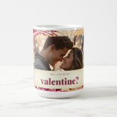 Mug Serez-vous ma Saint Valentin Romantique Photo Vale (Centre)