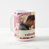 Mug Serez-vous ma Saint Valentin Romantique Photo Vale (Devant gauche)