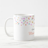 Mug Serez-vous ma servante d'honneur Festive Confetti (Gauche)