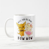 Mug Serez-Vous Mon Bow Bow - Amoureux des chiens Saint (Gauche)