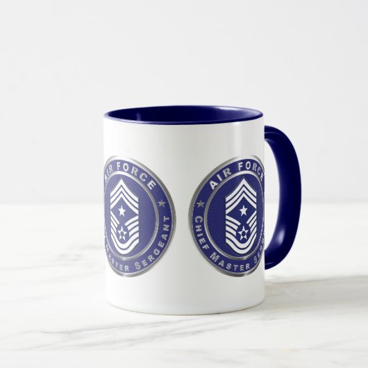 Mug Sergent-chef de l'armée de l'air CMSgt (Devant droit)