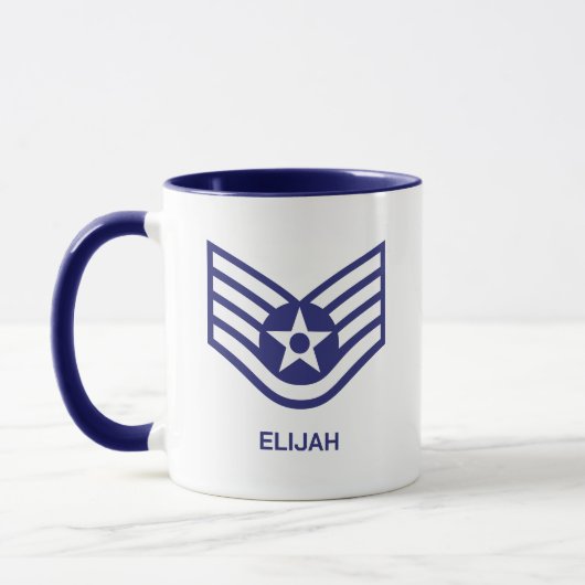Mug Sergent d'état-major E-5 - Force aérienne (Gauche)