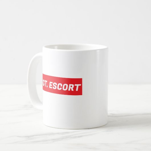 Mug Sergent Escort (Devant gauche)