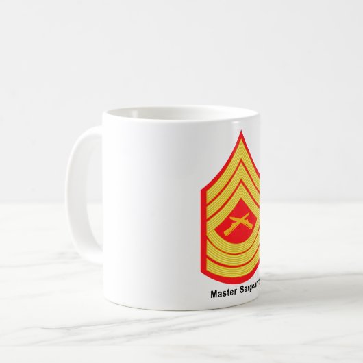 Mug Sergent maître (Devant gauche)