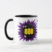 Mug Série 800 personnalisée en Bowling, (Gauche)