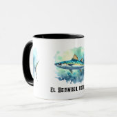 Mug Série Aquarelle : Maquereau (Devant gauche)