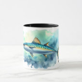 Mug Série aquarelle : Maquereau (Centre)