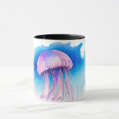 Mug Série Aquarelle : Méduse (Centre)