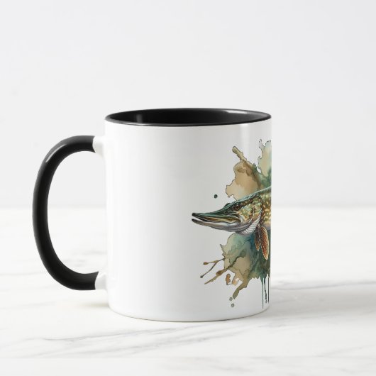 Mug Série aquarelle : Pike (Gauche)