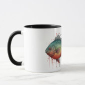 Mug - Série aquarelle : Piranha (Gauche)