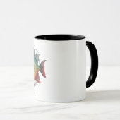 Mug - Série aquarelle : Piranha (Devant droit)