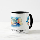 Mug Série Aquarelle : Poisson Koï (Devant droit)