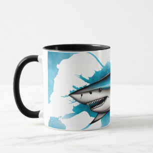 Mug Série Aquarelle : Requin