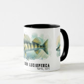 Mug Série Aquarelle : Zander/Sandre (Devant droit)