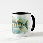 Mug Série aquarelle : Zander/Walleye (Devant droit)