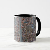 Mug Série Buck de cerfs blancs (Devant droit)