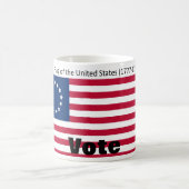 Mug Série Casquette du drapeau patriote (Centre)