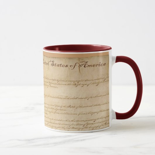 Mug Série CONSTITUTION américaine (Droite)