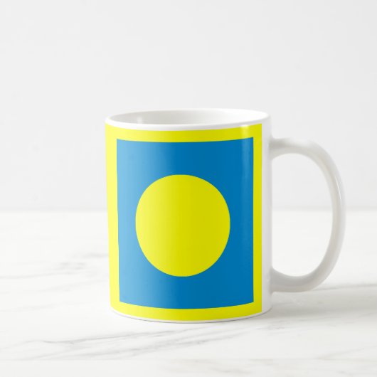 Mug Série d'artistes du MUSÉE CyanHexacromecSqCircleTr (Droite)