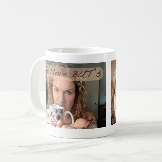 Mug Série de café de matin pas plus mais (Devant gauche)