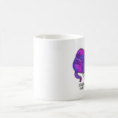 Mug Série de tasse-chat "de chat de l'espace" (Centre)
