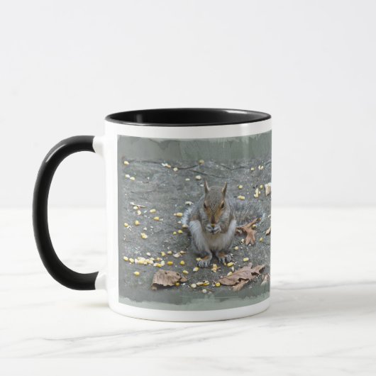Mug Série d'écureuils gris (Gauche)