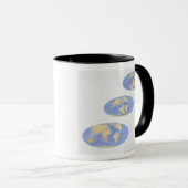 Mug Série d'illustrations de la terre (Devant droit)