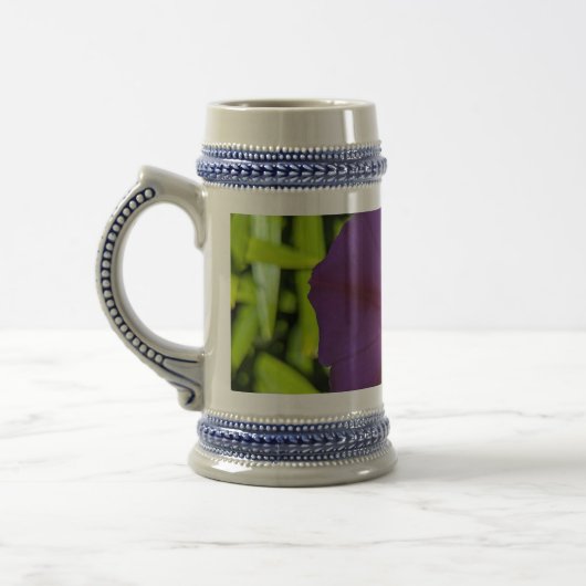 Mug — Série florale Mug Matin Pourpre de Gloire (Gauche)