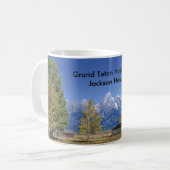 Mug Série grande 5 de parc national de Teton (Devant gauche)