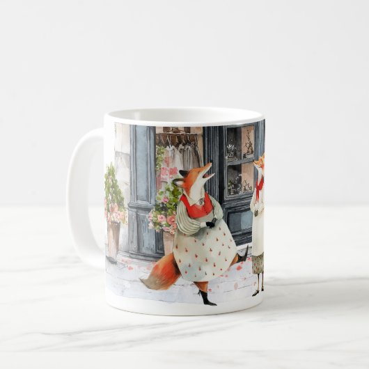 Mug Série La vie à Fox Town - Blagues idiotes (Devant gauche)