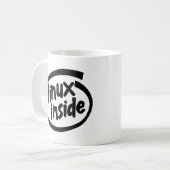 Mug Serie Linux à l'intérieur (Devant gauche)