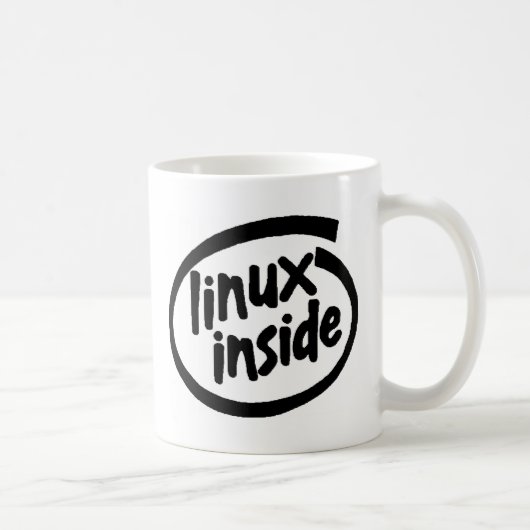 Mug Serie Linux à l'intérieur (Droite)