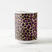 Mug Série Purple and Gold Leopard Design 4 (Centre)