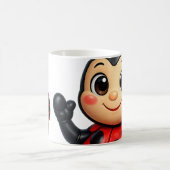 Mug Série Rouge à Lèvres Coccinelle (Centre)