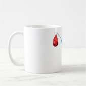 Mug Seringue De Sang Avec Une Baisse Rouge (Gauche)