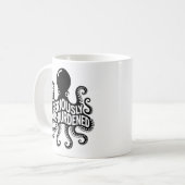 Mug Seriously Overburdened Octopus Overwhelmed Humor (Devant gauche)