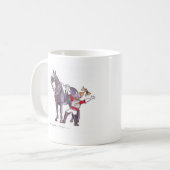 Mug Serment comme un soldat de la cavalerie - version (Devant gauche)