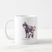Mug Serment comme un soldat de la cavalerie - version (Gauche)