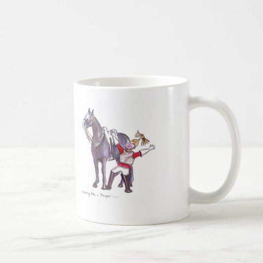 Mug Serment comme un soldat de la cavalerie - version (Droite)