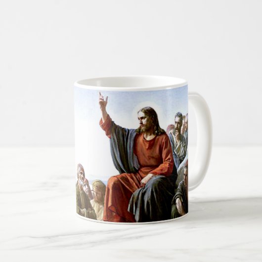 Mug Sermon sur le Mont - L'art de Carl Bloch, (Devant droit)