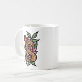 Mug Serpent à fleurs (Devant gauche)