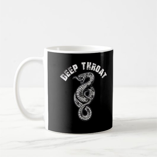 Mug Serpent à gorge profonde humour adulte (Gauche)