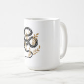 Mug Serpent avec plante (Devant droit)