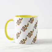 Mug Serpent Brown et Silhouette Or (Gauche)